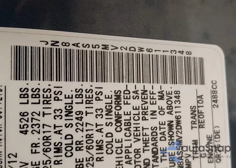 2013 Nissan Rogue Sv из США, поврежденный, VIN JN8AS5MV2DW611348